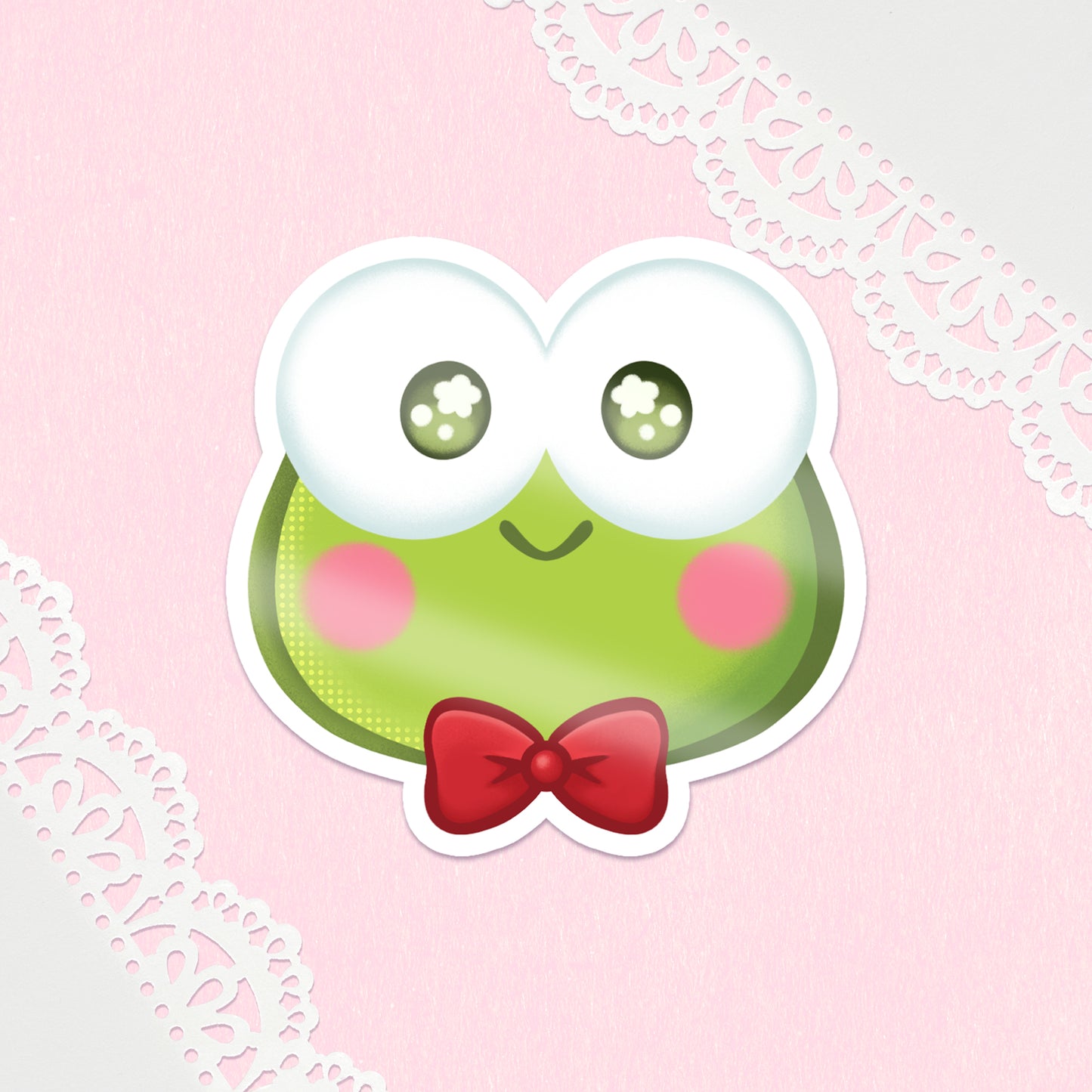 Keroppi Glossy Sticker