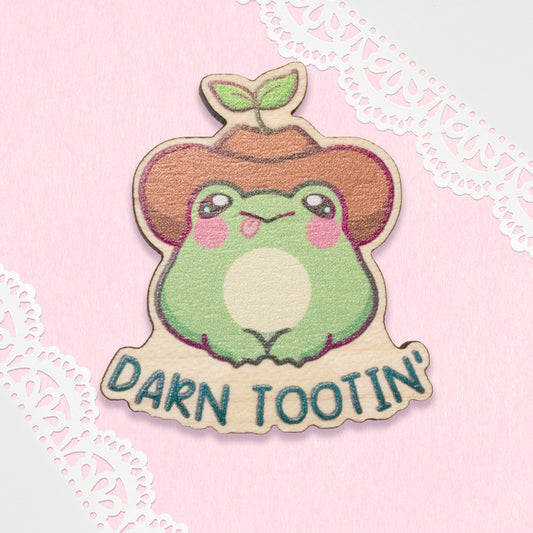 Darn Tootin' Wooden Pin