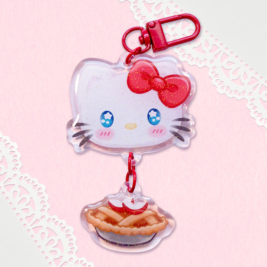 Hello Kitty Dessert Linked Keychain