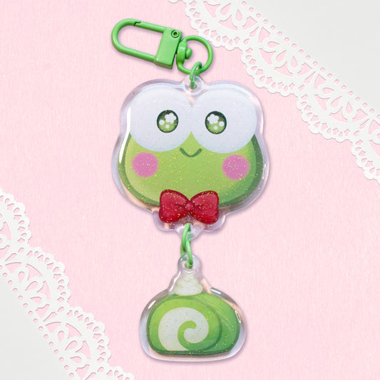 Keroppi Dessert Linked Keychain