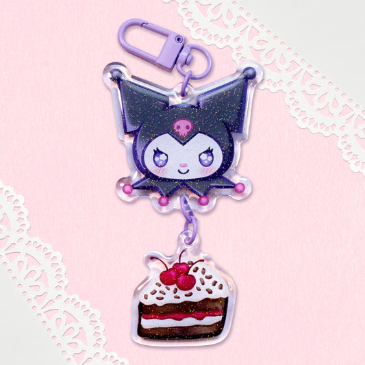 Kuromi Dessert Linked Keychain
