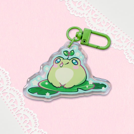 Lilypad Froggy Keychain