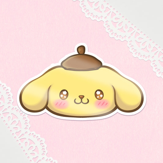 Pompompurin Glossy Sticker