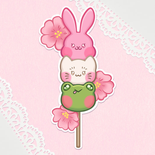 Spring Dango Vinyl Sticker